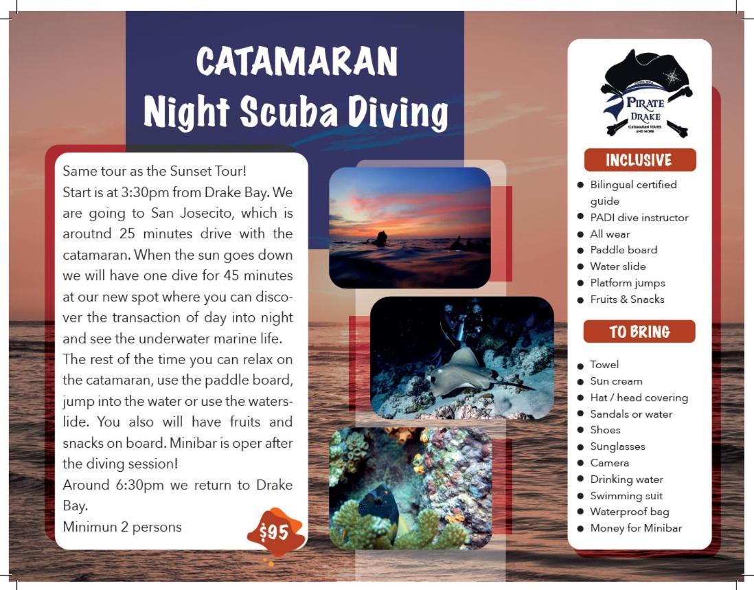Pirate Drake Beach Hostel & Tour Company Drake Bay Luaran gambar