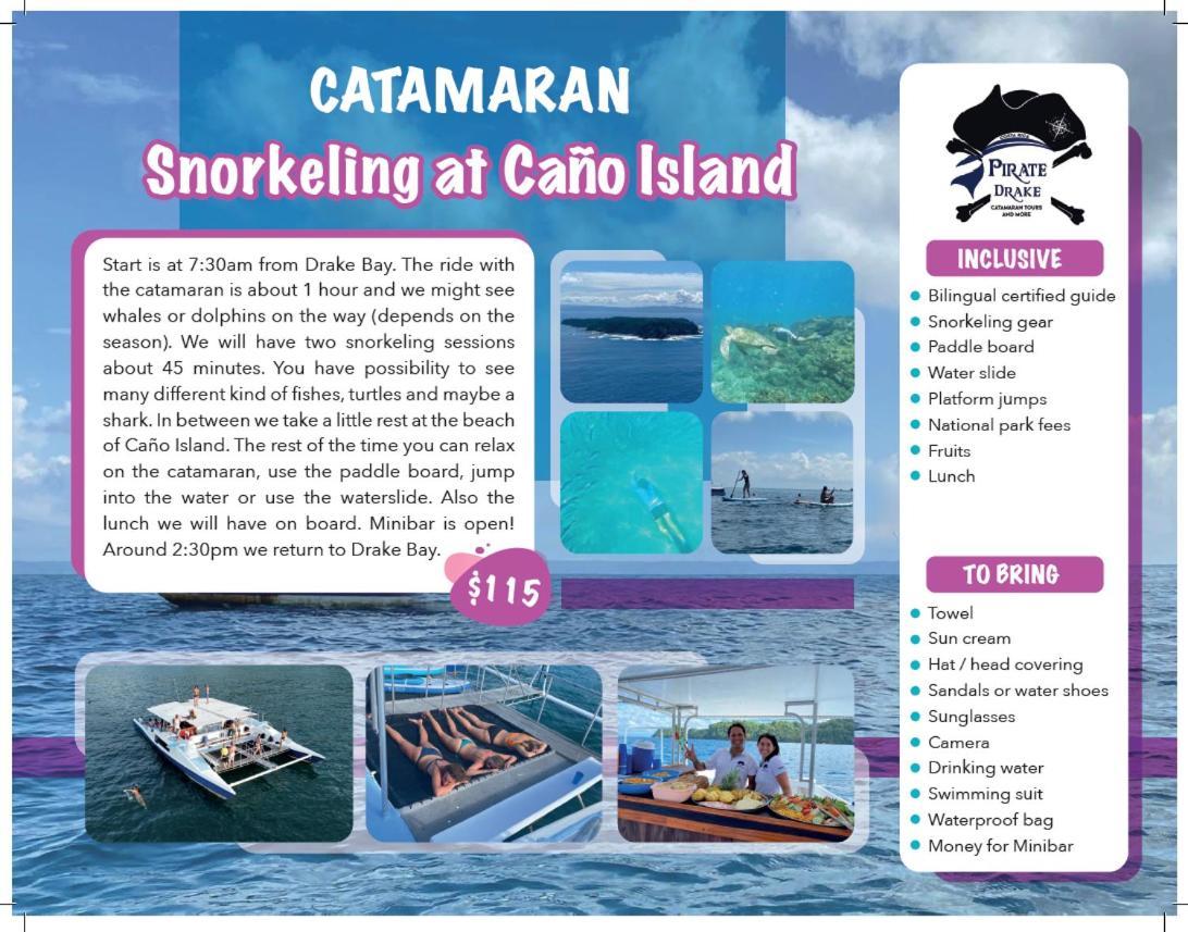 Pirate Drake Beach Hostel & Tour Company Drake Bay Luaran gambar